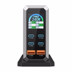 Сетевое зарядное устройство Blitzwolf BW-S31 2xUSB-A, 4xUSB-C, PD, 240W