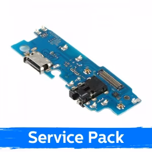 Charging Port Compatible With Samsung A326 A32 5G with Flex / Plata (Service Pack)