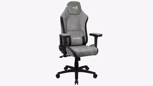 Aerocool Crown AeroSuede Universali kompiuterinių žaidimų kėdė Paminkštinta sėdynė Stone Grey