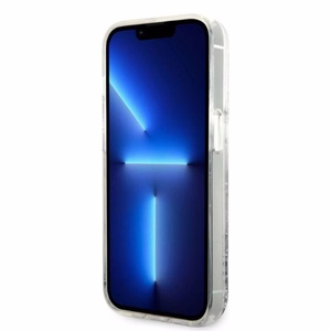 Karl Lagerfeld KLHCP14LLNHCCS iPhone 14 Pro 6.1" kietasis dėklas sidabrinis/sidabrinis Blizgus Choupette Head