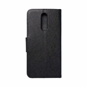 FANCY knyginis dėklas telefonui XIAOMI Redmi 8 juodas