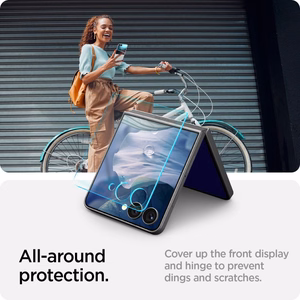 Spigen Glas.TR EZ Fit HD Tempered Glass 2-pack for Samsung Galaxy Z Flip 7 - Transparent
