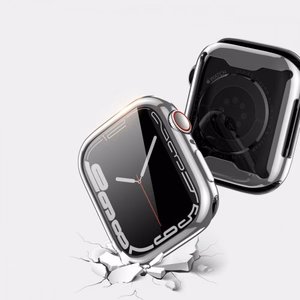 TPU glass case Dux Ducis Samo Apple Watch 45mm silver
