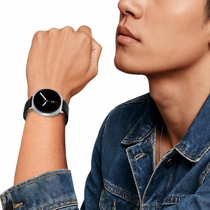 TECH-PROTECT NYLON STRIPE SAMSUNG GALAXY WATCH 8 / CLASSIC (40 / 44 / 46 MM) JUODAS/ORANŽINIS