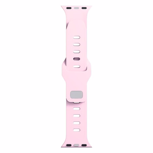 42/44/45/46/49 mm Powder Pink (big) - 3mk Silicone Watch Strap for Apple