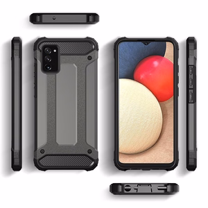 Hybrid Armor Case прочный защитный чехол для Samsung Galaxy A03s чёрный