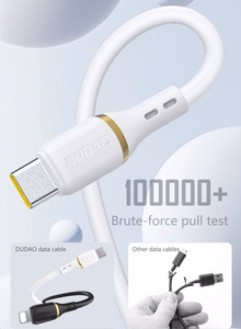 Dudao L25X USB-C to Lightning cable, 30 W, 1.0 m, White