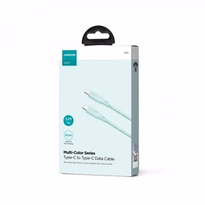 USB Кабель Joyroom "SA34-CC3" зелёный "Type-C / Type-C" 100см (до 60W)