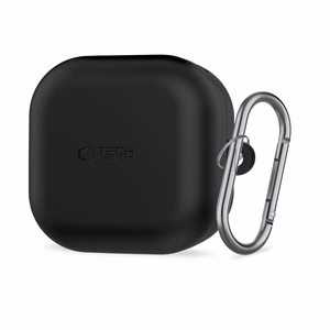 Tech-Protect Silikoninis Hook Dėklas for Samsung Galaxy Buds 4 / 4 Pro - juodas