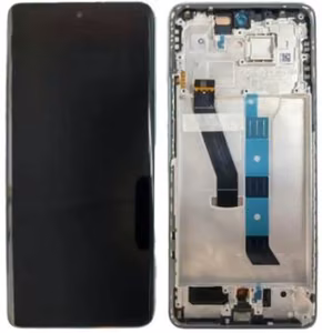 Xiaomi Poco M8 5G original green display assembly with touchscreen and frame (service pack)