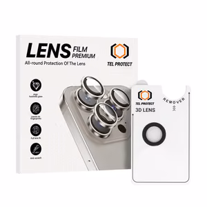 Apsauginis stiklas objektyvui Tel Protect 3D Lens Aramid Series (1 vnt.) iPhone 17 Air juodas