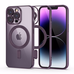 Tech-Protect MagShine Line MagSafe iPhone 14 Pro dėklas - violetinė