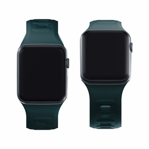 38/40/41/42 mm Evergreen (small) - 3mk Silicone Watch Strap for Apple