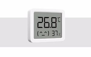 Xiaomi Smart Temperature and Humidity Monitor 3 Mini QBH4312GL – kompaktiškas temperatūros ir drėgmės matuoklis, baltas