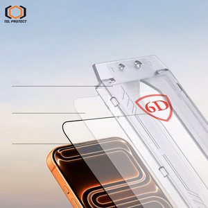 Tel Protect Dust-Free Easy Fit Full Glue 6D закаленное стекло для Samsung Galaxy A16/A17 4G/5G черное