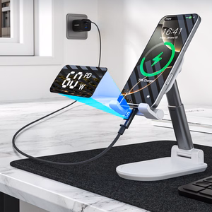 Choetech XCC-1068 PD 60W USB-C — USB-C кабель с дисплеем 1.2 m — чёрный