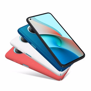Nillkin Super Frosted Shield усиленный чехол для Xiaomi Redmi Note 9T 5G чёрный