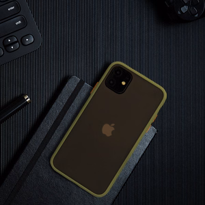 Vennus Color Button Bumper dėklas telefonui Samsung Galaxy A20S žalias