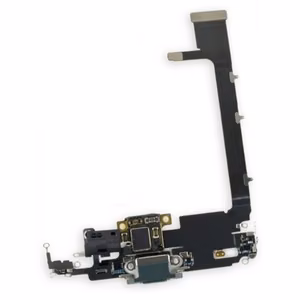 Flex for iPhone 11 Pro Max for charging connector with microphone Midnight Green original (used Grade A)