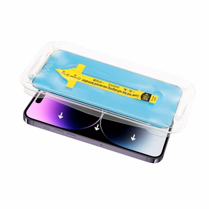 5D Full Glue Закалённое стекло для iPhone 15 Pro чёрный + аппликатор