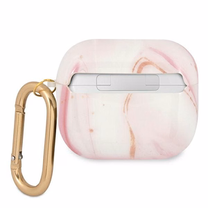 Guess GUA3UNMP чехол AirPods 3 розовый/розовый Marble Collection