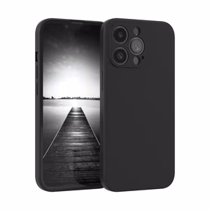 Чехол жидкий силикон 1,5мм Xiaomi Redmi Note 15 Pro 5G чёрный