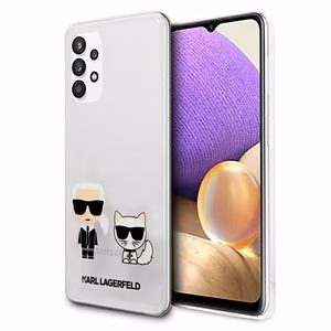 Karl Lagerfeld KLHCA32CKTR A326 A32 5G hardcase Transparent Karl & Choupette