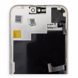 „FixCell“ LCD ekranas, skirtas „iPhone 15 Pro Max“ su „SOFT OLED“ 120 Hz artumo ir šviesos jutikliu, lankstusis kabelis (diagnozuotas: naudotas)