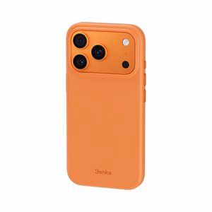 Benks Magnetic Vita Pro silikoninis dėklas (A069) iPhone 17 Pro oranžinis (Camera Control mygtukas)
