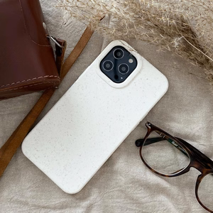 Dėklas telefonui Eco Case iPhone 14 Plus silikoninis biodegraduojantis dėklas - violetinis