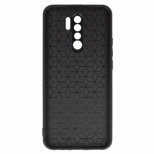 Tel Protect CARBON чехол для Xiaomi Redmi 9 чёрный с красной полосой