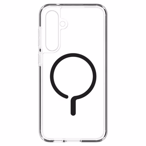 Spigen Ultra Hybrid OneTap Ring magnetinis dėklas telefonui su MagSafe Samsung Galaxy S23 FE - skaidrus juodas