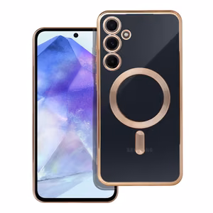 Electro Mag Cover case for Samsung A55 compatible with MagSafe gold