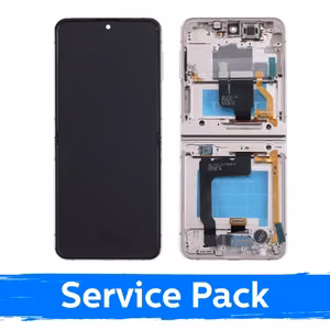 LCD-дисплей Samsung F721 Z Flip4 (внутренний) с рамкой / розовое золото (Service Pack)