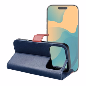 Чехол-книжка для iPhone 17 / 18 Split Book темно-синий и красный