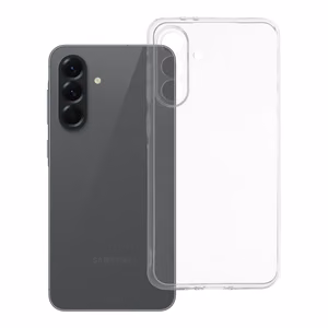 Skaidrus 2 mm dėklas telefonui SAMSUNG A56 5G (su kameros apsauga) permatomas