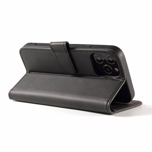 elegantiškas magnetinis dėklas Vivo Y51 2020 / Y51A su dangteliu ir stovu juodas