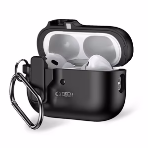 Tech-Protect Slim Hook Чехол с карабином для Apple AirPods Pro 1 / 2 - чёрный