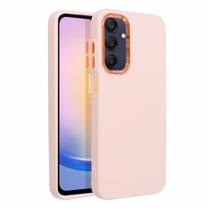 FRAME dėklas telefonui SAMSUNG A25 5G, pudrinės rožinės spalvos