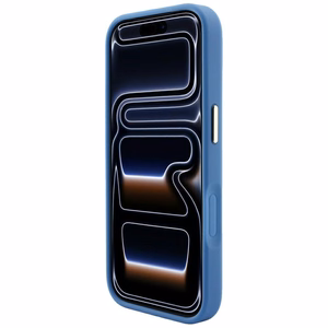 Чехол Guess Embossed 4G Classic MagSafe для iPhone 17 Pro Max / 18 Pro Max, синий