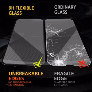 Bestsuit Flexible Hybrid Glass 5D для Apple iPhone 12 Pro Max чёрный