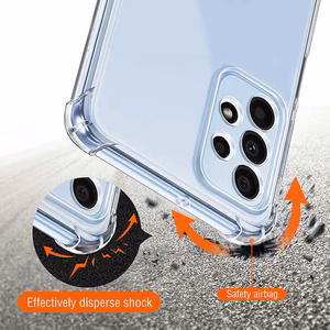 Clin Anti Shock 1,5 mm dėklas Xiaomi Redmi 12, skaidrus