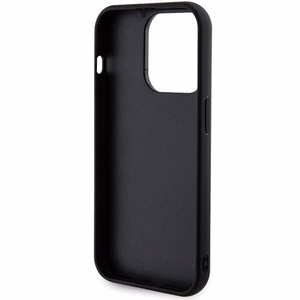 Guess Sequin Script Metal dėklas telefonui iPhone 13 Pro / 13 - juodas