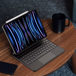 Dux Ducis "MK Series" Wireless Keyboard / Case for Apple iPad Air 11 (2024) / Air 11 (2025) / Air 4 / Air 5 / iPad Pro 11 (2018 / 2020 / 2021 / Black