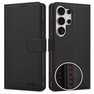 Tech-Protect Wallet чехол для Samsung Galaxy S26 Ultra чёрный красный