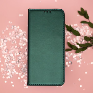 Smart Magnetic case for Motorola Moto G15 / G15 Power / G17 / G17 Power dark green