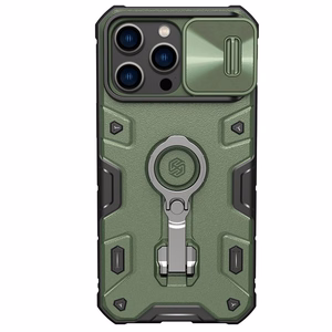 Чехол Nillkin CamShield Armor Pro для Apple iPhone 14 Pro Max зелёный