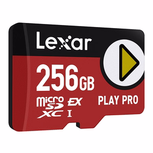 Карта памяти Lexar PLAY Pro microSD Express 7.1 объемом 256 ГБ