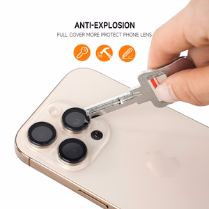Grūdintas stiklas Tel Protect Titanium Lens 99% AR on camera for Samsung Galaxy S26 Plus transparent (lęšis 3 vnt.)