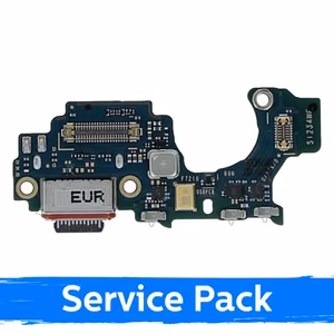 Charging Port Compatible With Samsung F721 Z Flip4 with Flex / Silver (Service Pack)